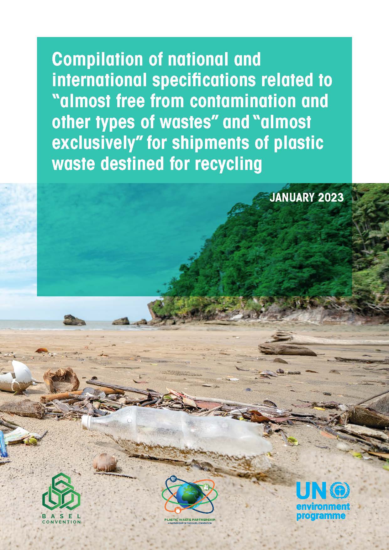 Compilation of national and international specifications related to “almost free from contamination and other types of wastes” and “almost exclusively” for shipments of plastic waste destined for recycling