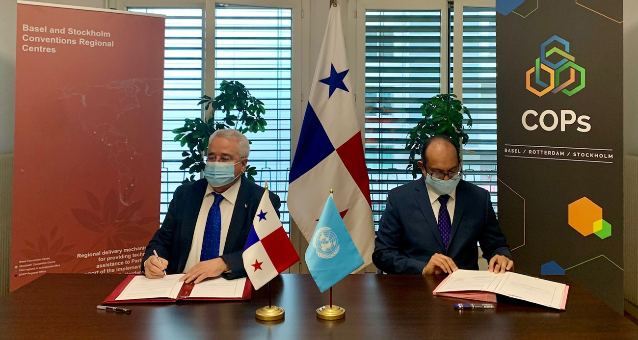 BRS and Government of Panama sign cooperation agreement for new Basel Convention Regional Centre for Central America and Mexico