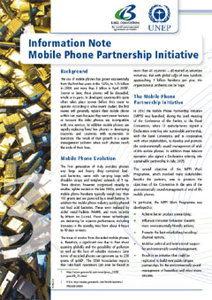 Information note Mobile Phone Partnership Initiative