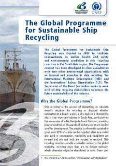 The Global Programme for Sustainable Ship Recycling